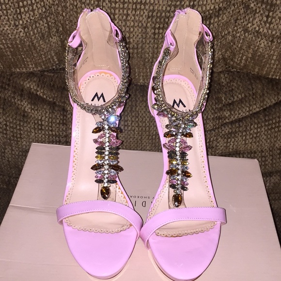 Pink Rhinestone Heels - Picture 2 of 7